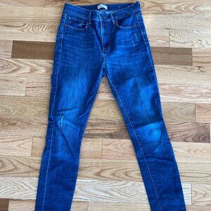Modern Skinny High Rise Jeans (Loft)